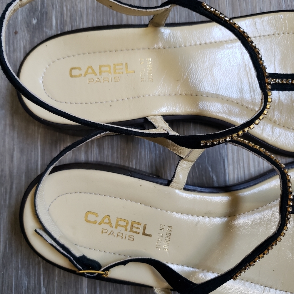 CAREL PARIS SLINGBACK SANDALS - Picture 8 of 15